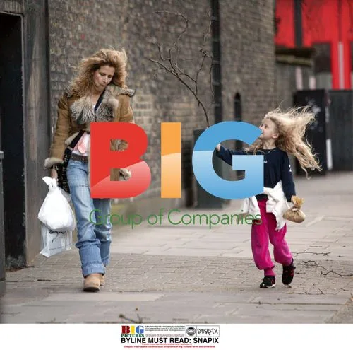Suzanne Accosta and Daughter in London