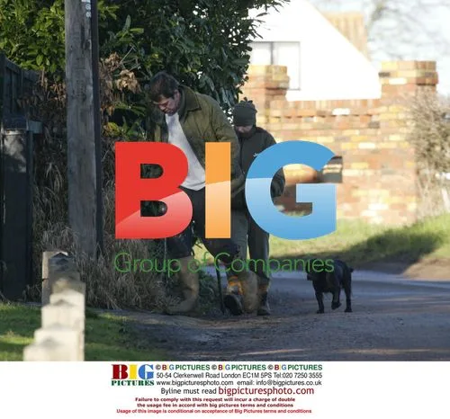 Kacey Ainsworth and Fiance Darren Walk Dogs