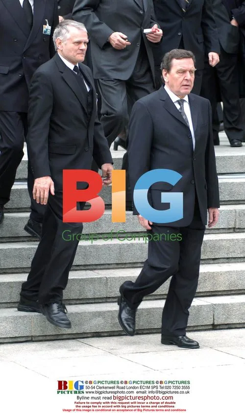 German PM at Madrid Funeral