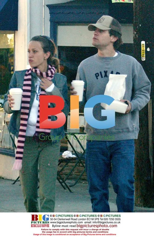 Tobey McGuire with Girlfriend in West Hollywood