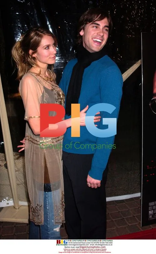 Drew Fuller and Sarah Carter at SAG Awards