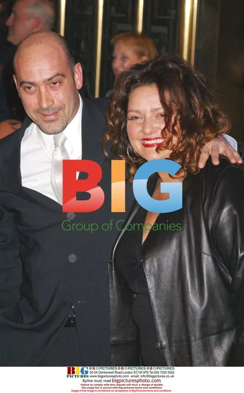 John Ventimiglia and Aida Turtturo at Sopranos Premiere