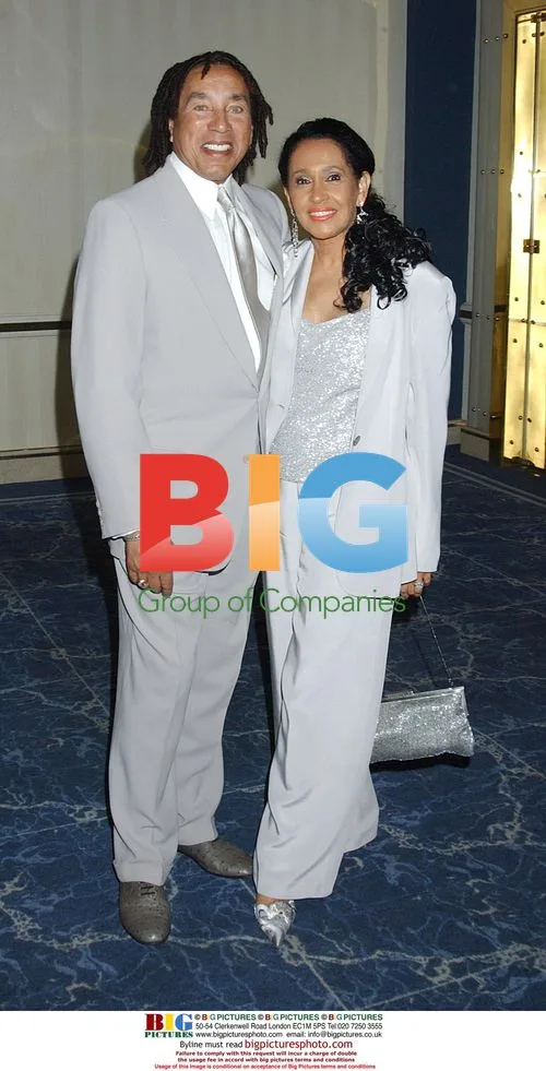 Smokey Robinson and Wife at Heart Ball
