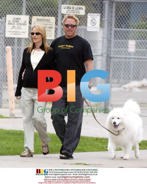 Pregnant Helen Hunt with Boyfriend in Venice