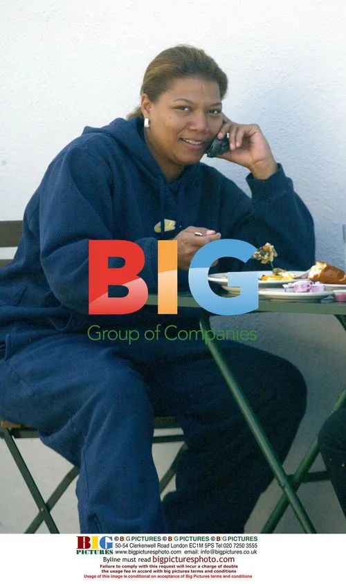 Queen Latifah Enjoying Lunch