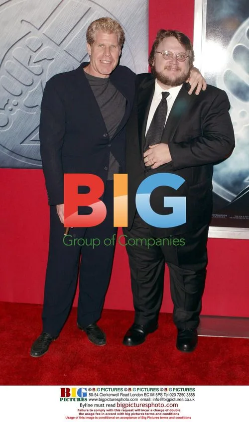 Ron Pearlman & Guillermo Del Toro at Hellboy Premiere
