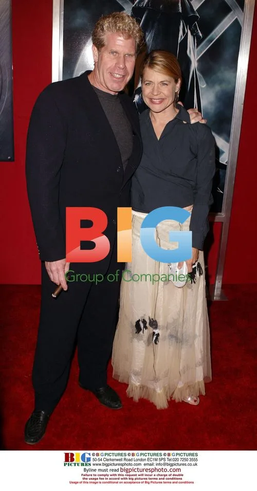 Ron Pearlman and Linda Hamilton at Hellboy Premiere