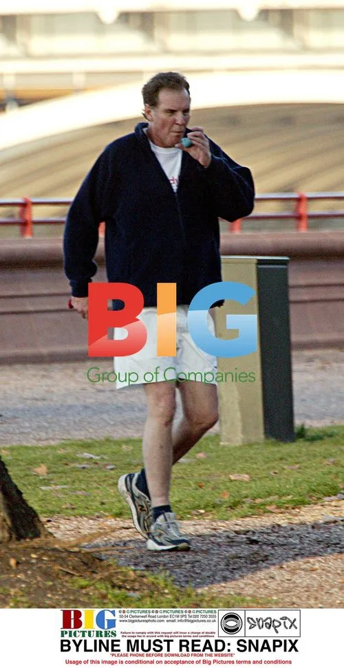 Jonathan Aitken Jogging in London