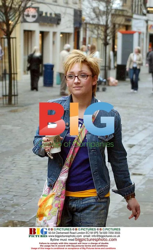 Lucy Jo-Hudson Enjoys Coffee in Manchester