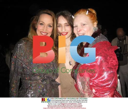 Elisabeth Jagger, Jerry Hall and Vivienne Westwood at Vivienne Westwood Exhibition