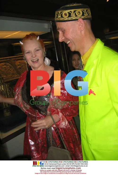 Vivienne Westwood and Andrew Logan at V&A Exhibition