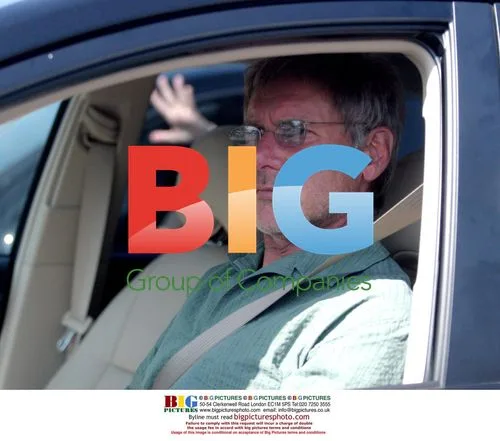 Harrison Ford Drives Prius in Santa Monica