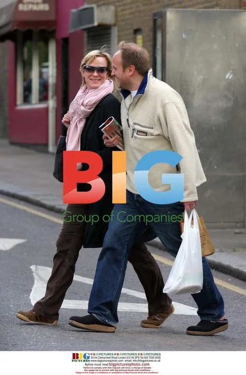 Hermione Norris and husband Simon out together