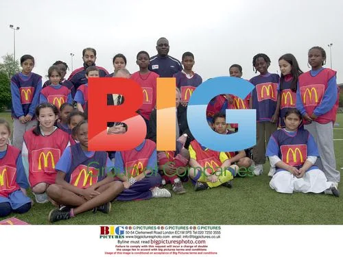 Sven Goran-Eriksson and Sir Geoff Hurst at FA/McDonald's Coaching Tour