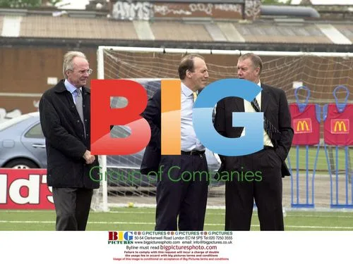 England Manager Sven Goran-Eriksson and Sir Geoff Hurst Attend Coaching Tour