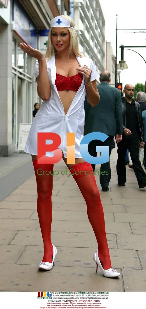 Model Lucy Victoria at Ann Summers Sex Shop