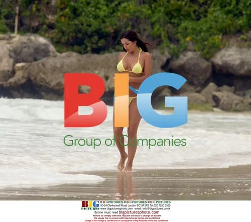 Model Coralie enjoying Caribbean vacation