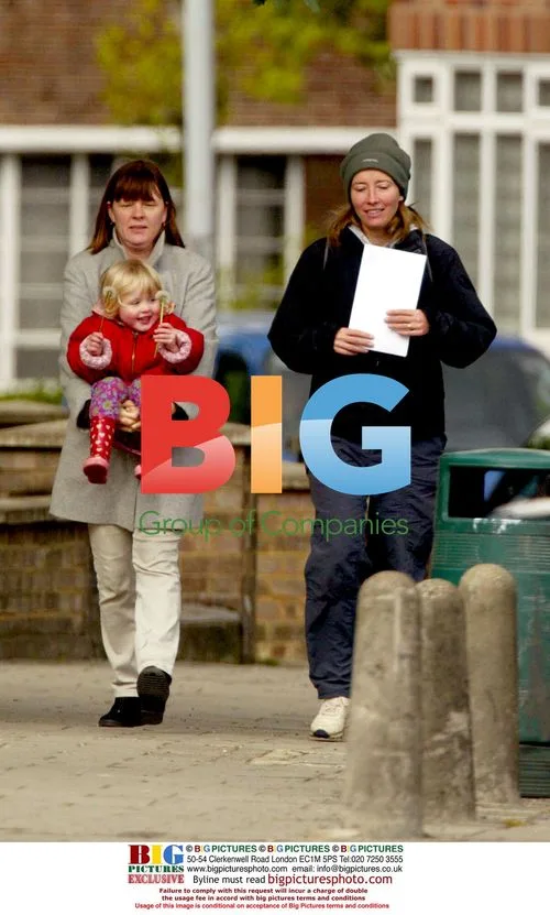 Emma Thompson and daughter Gaia in London