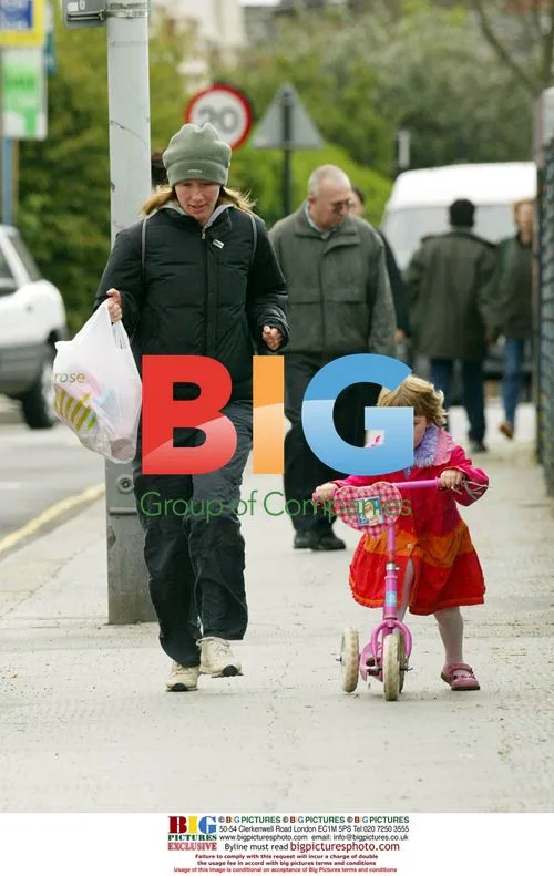 Emma Thompson and Daughter Gaia in London