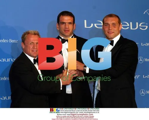 Ben Kay, Martin Johnson and Neil Back Laureus Award
