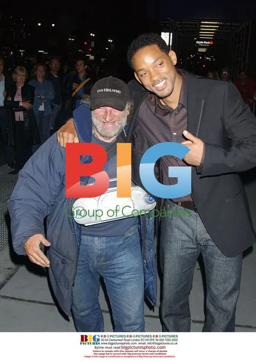 Will Smith and Radioman at 'Troy' Premiere