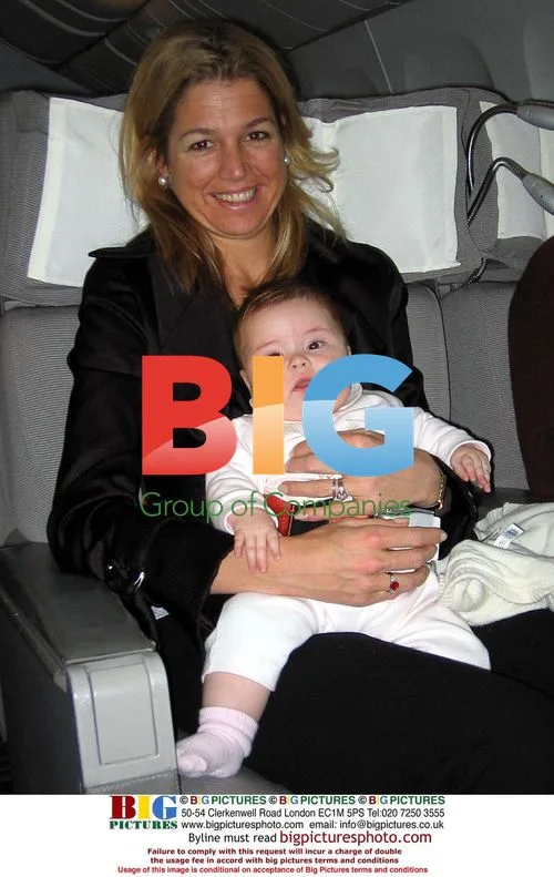 Princess Maxima Holds Daughter Amalia