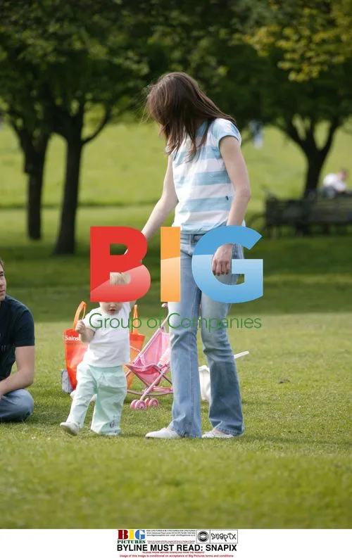 Jules Oliver and Family in Park