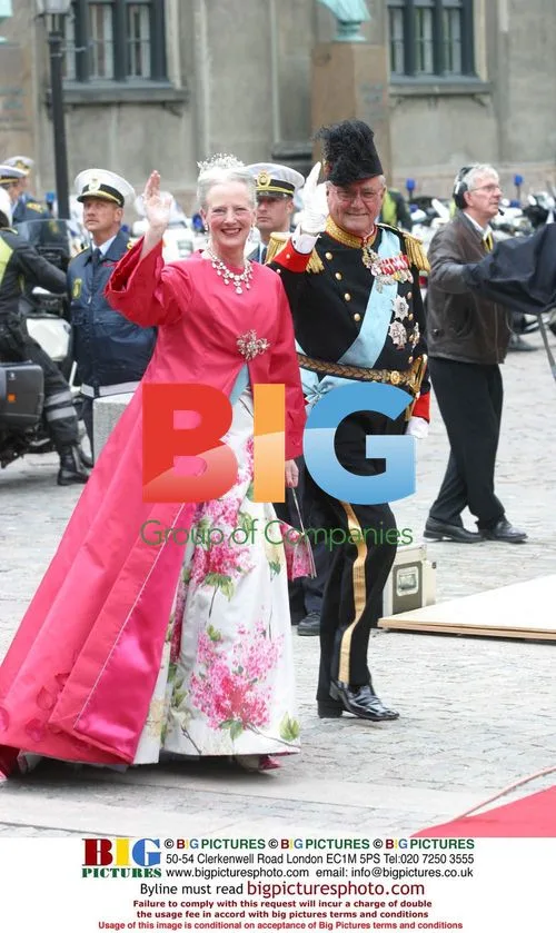 Queen Margreth and Prince Henryk at Royal Wedding