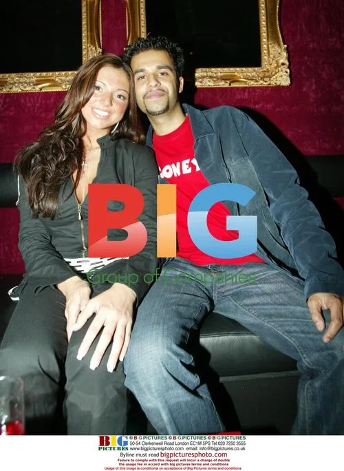 Pop star Frankee at Cirque club in London