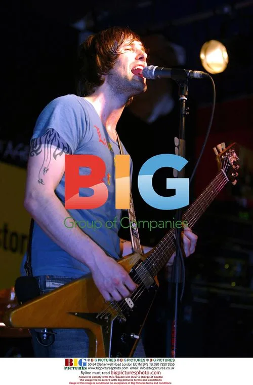 Ash perform and photocall at Virgin Megastore