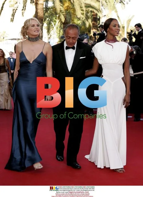 Darryl Hannah, Fawaz Gruosi & Naomi Campbell at Cannes