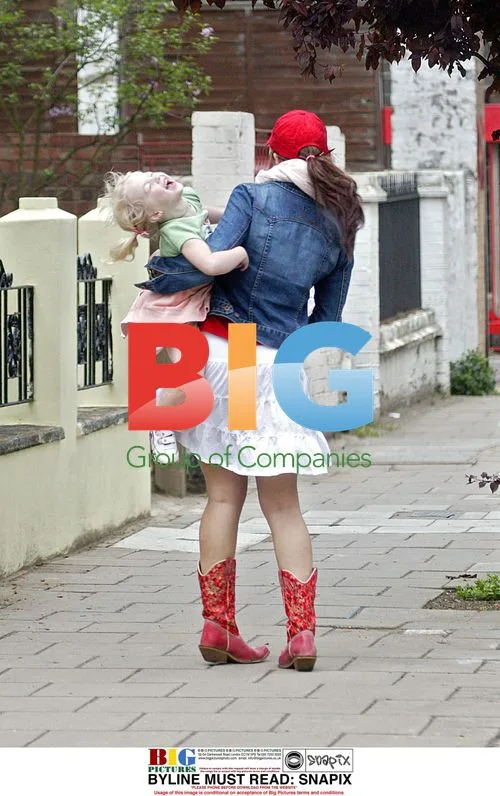 Noel Gallagher\'s Daughter Anais with Nanny