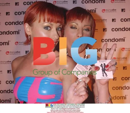 The Cheeky Girls at MTV Condom Launch