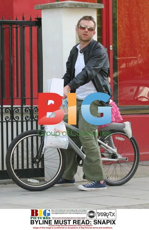 Damon Albarn with Daughter Missy on BMX