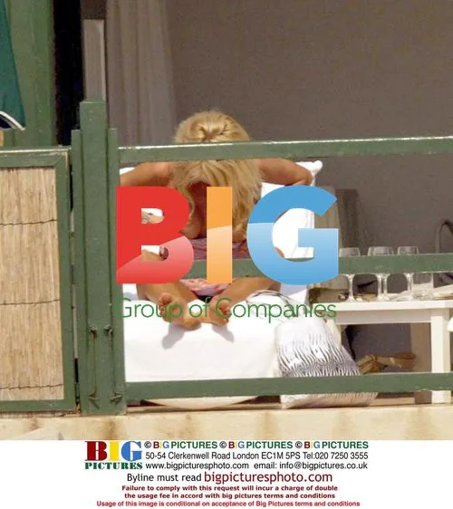 Victoria Silvstedt Relaxes in France