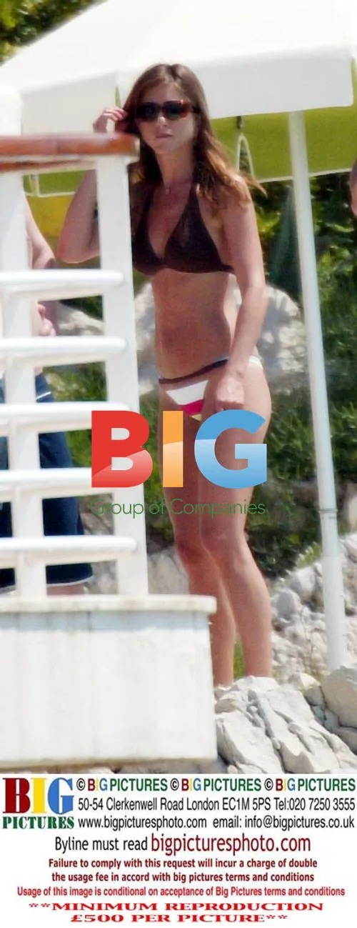 Jennifer Aniston Sun Bathing in France
