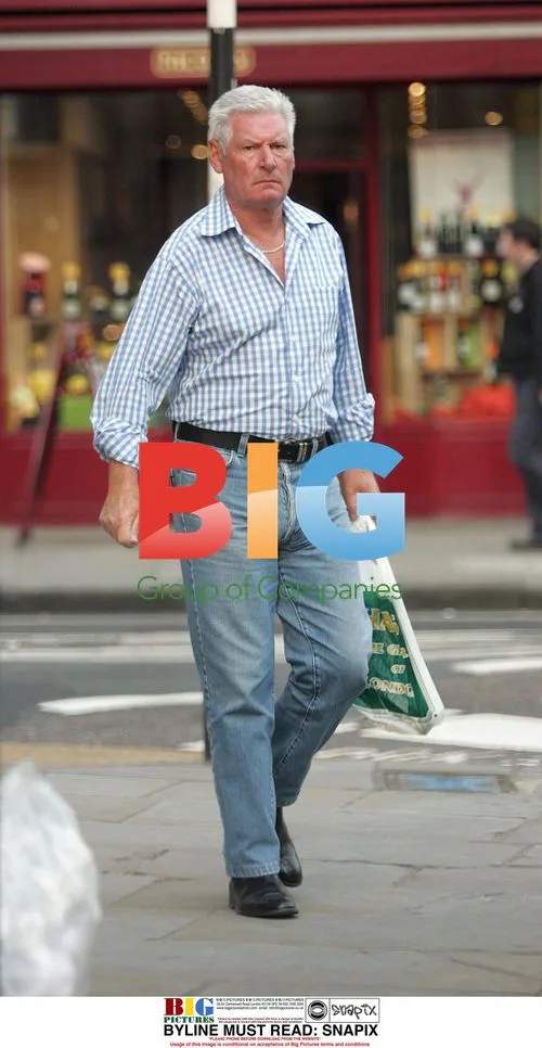 Roy Walker Enjoying Lunch in North London