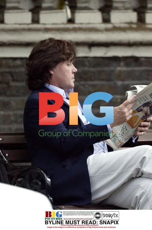 Rupert Allason relaxing in London