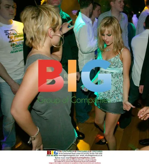 Actresses Tina O' Brien and Lucy Jo Hudson at Bondi Beach Club