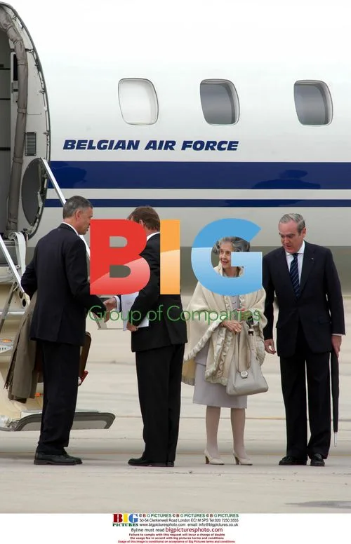 Queen Fabiola of Belgium at Spanish Royal Wedding