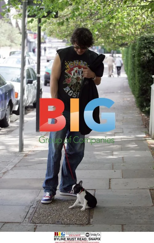Actor Jeremy Edwards with Pugg Dog Molly