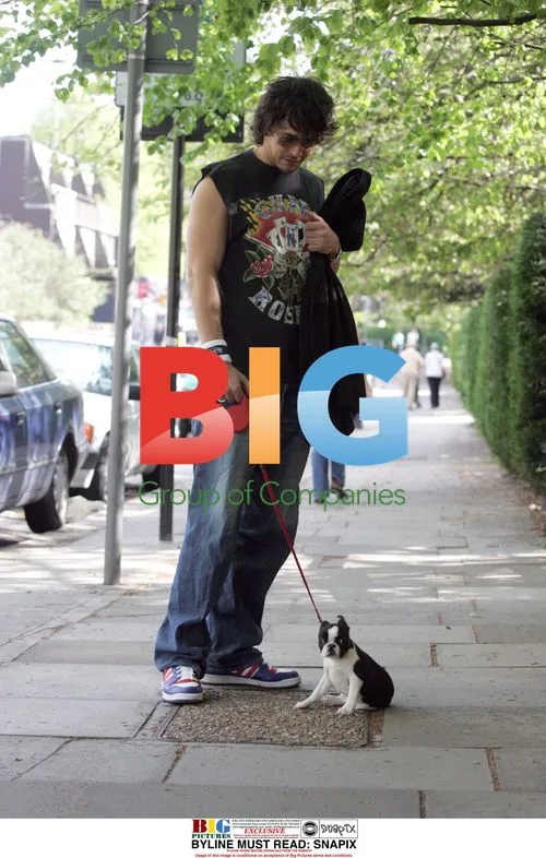 Jeremy Edwards with Molly the Pug