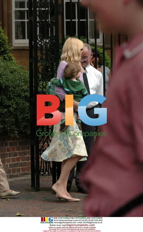 Claudia Schieffer and son Casper in Notting Hill