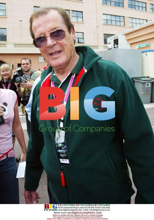 Roger Moore at 2004 Monaco Grand Prix