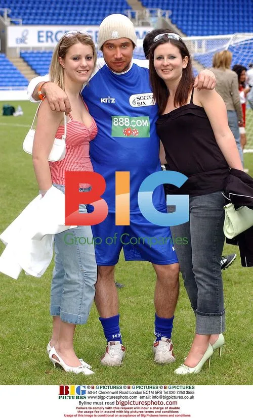 Millionaire intruder at soccer charity match