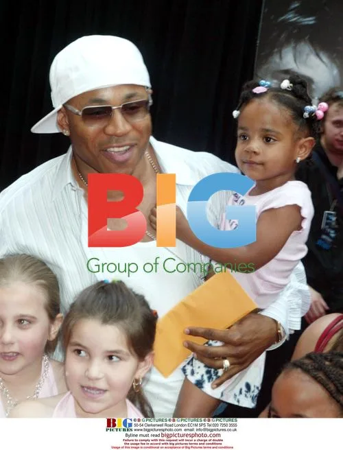 L.L. COOL J & family at 'Harry Potter' premiere