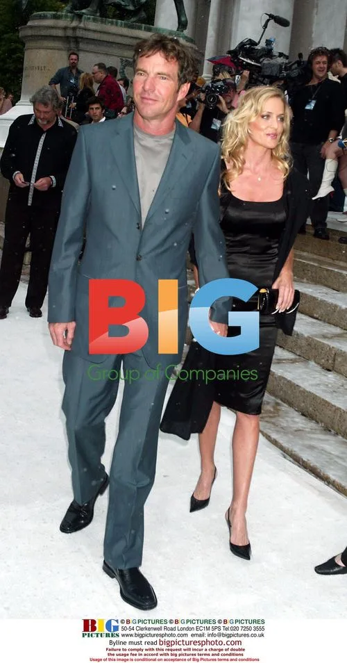 Dennis Quaid & Girlfriend at 'The Day After Tomorrow' Premiere