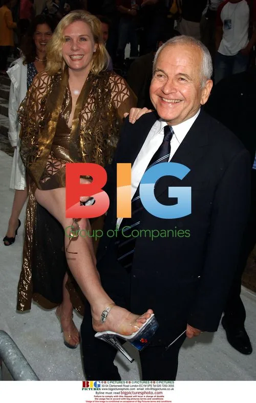 Ian Holm and wife at 'The Day After Tomorrow' premiere