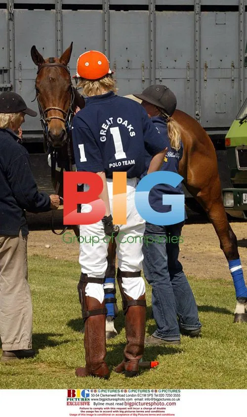 Jodie Kidd Playing Polo in Windsor