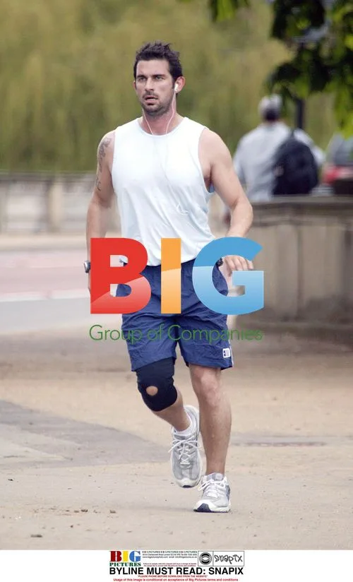 Cristian Solimeno Jogging in London Park